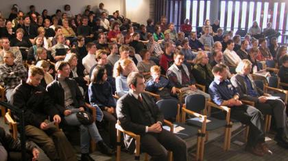 Das Publikum der BBAs 2002 im Murnau-Saal.