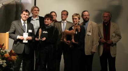 Die Jury der BBAs 2007 auf der Bühne.