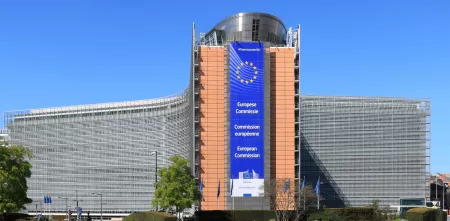 Gebäude der Europäischen Kommission.