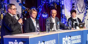 Die BBA-Jury 2023 (v.l.n.r.: padeluun, Frank Rosengart, Thilo Weichert, Rena Tangens).