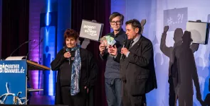Rena Tangens, Ralph Caspers und padeluun.