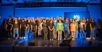 Das ganze BBA-Team auf der Bühne.