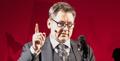 padeluun auf der Bühne.