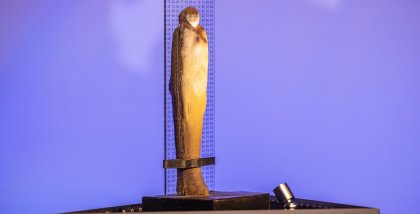 Die BBA-Statue.