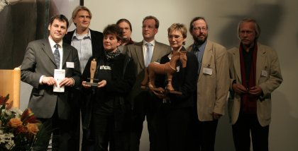 Die Jury der BBAs 2007 auf der Bühne.