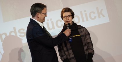 Andreas Liebold interviewt Kerstin Demuth.
