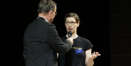 Andreas Liebold interviewt Kerstin Demuth.