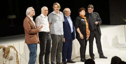 Die Jury der BBAs 2018 auf der Bühne.