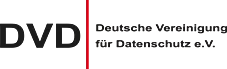 Logo des Vereins „Deutsche Vereinigung für Datenschutz“.