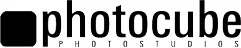 Logo des Photostudios „photocube“.