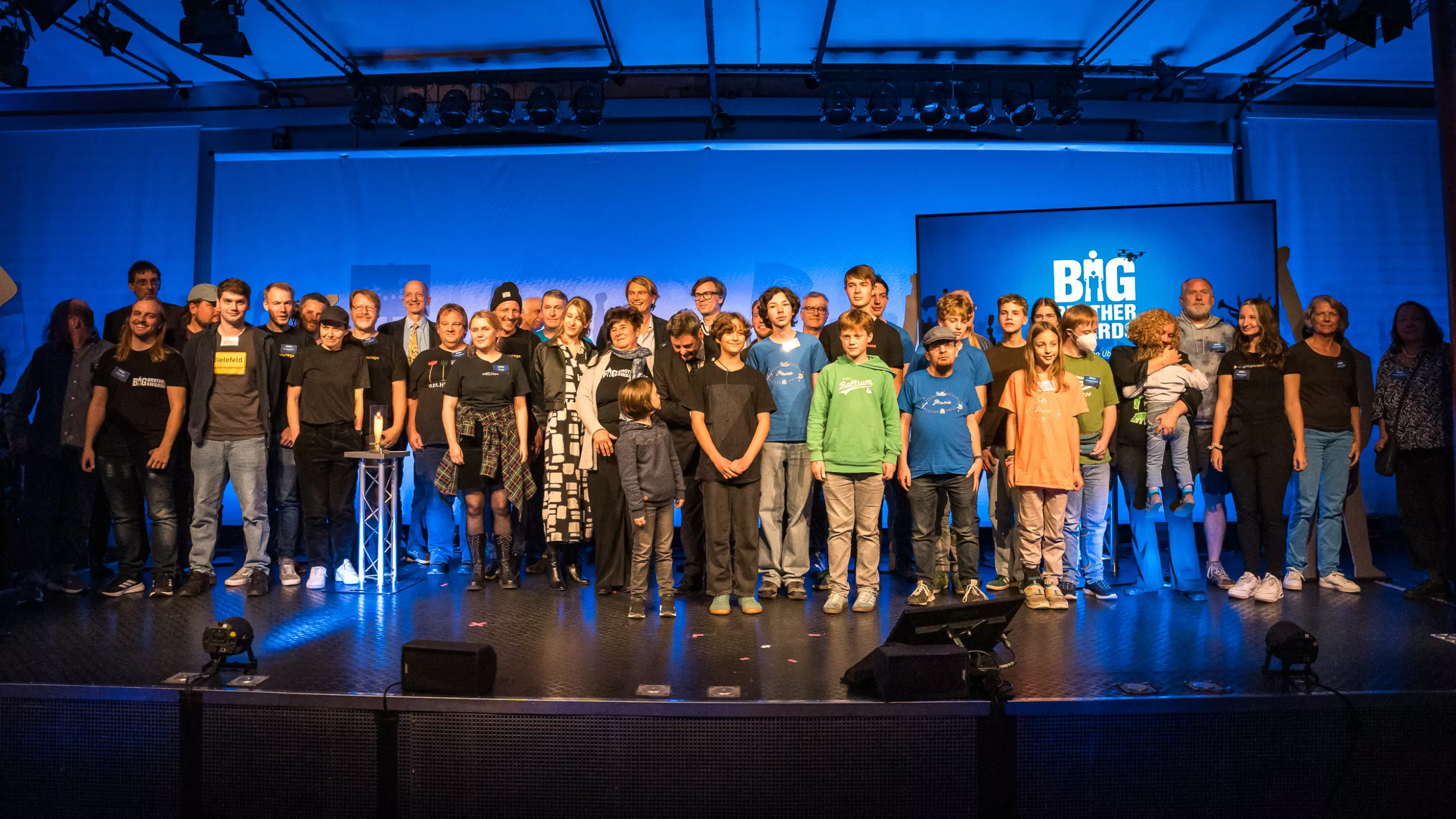 Das ganze BBA-Team auf der Bühne.